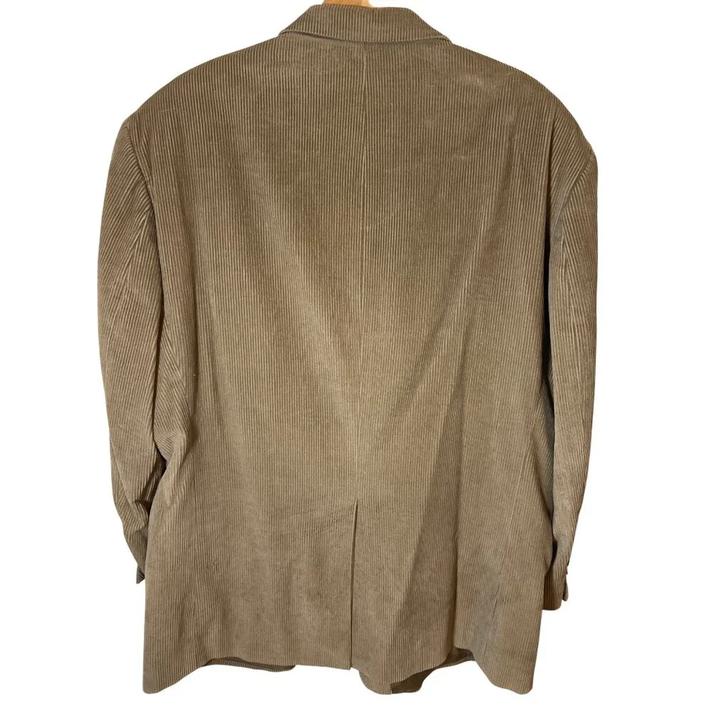 Men's Lauren Ralph Lauren size‎ 46R tan corduroy blazer jacket